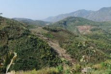 各遷移段階の焼畑が混在するラオスの土地利用